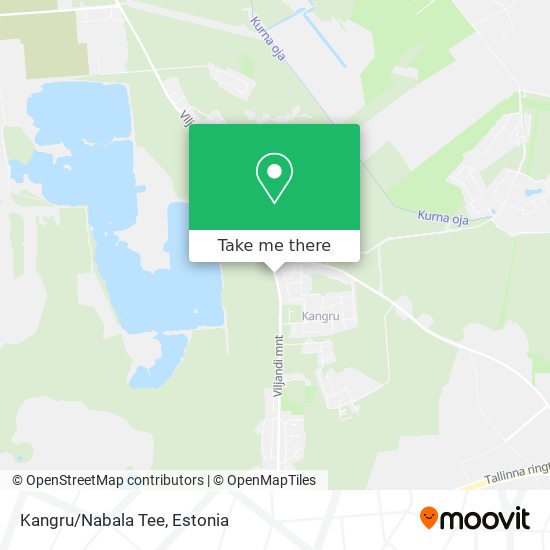Kangru/Nabala Tee map