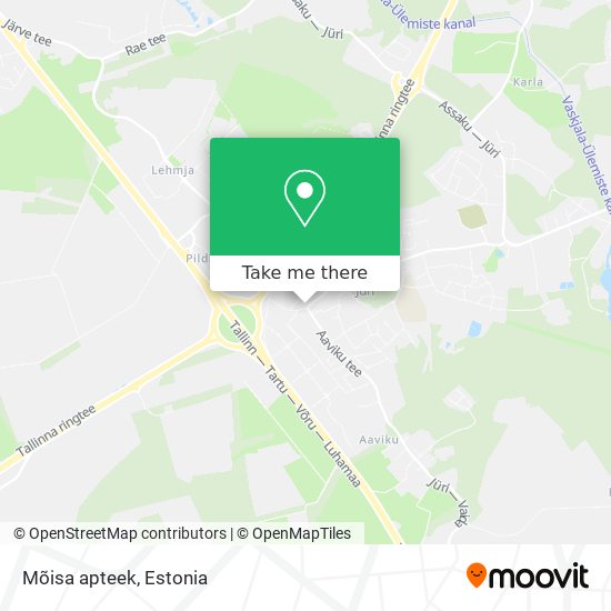 Карта Mõisa apteek