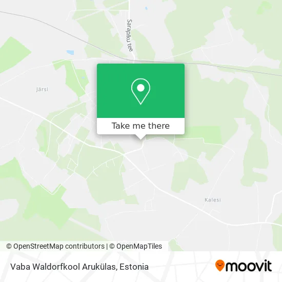 Карта Vaba Waldorfkool Arukülas