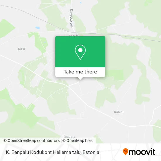 K. Eenpalu Kodukoht Hellema talu map