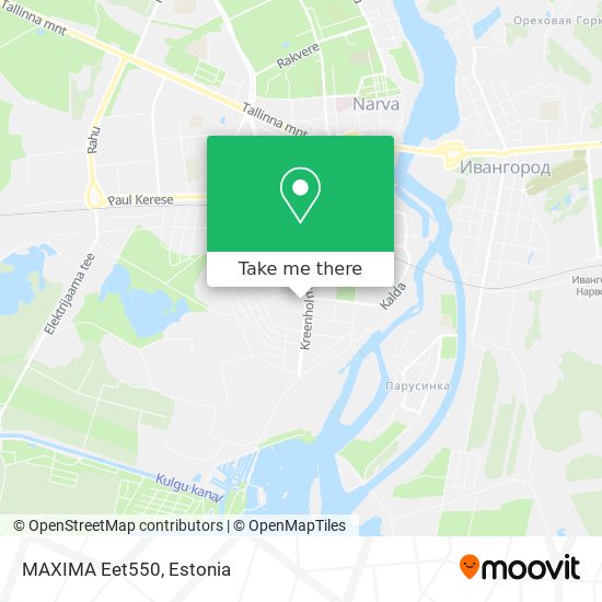 MAXIMA Eet550 map
