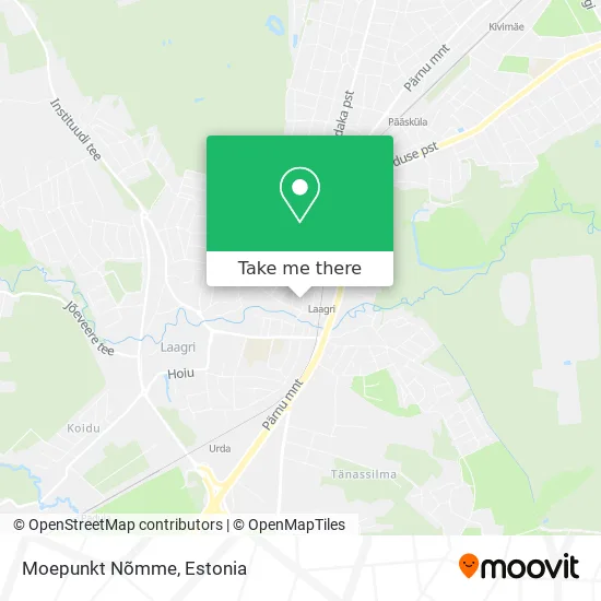 Карта Moepunkt Nõmme