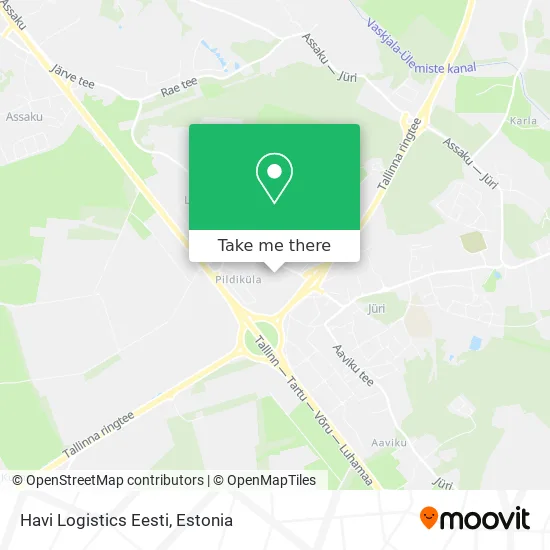 Карта Havi Logistics Eesti
