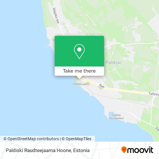 Paldiski Raudteejaama Hoone map