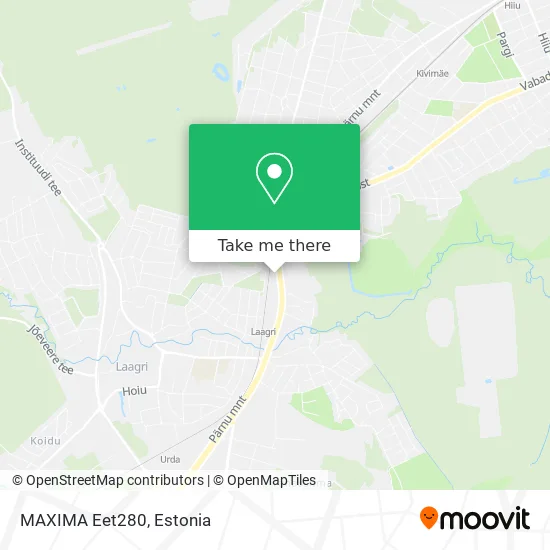 Карта MAXIMA Eet280