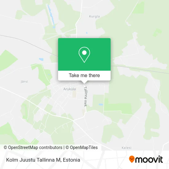 Карта Kolm Juustu Tallinna M