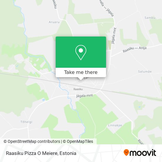 Raasiku Pizza O Meiere map