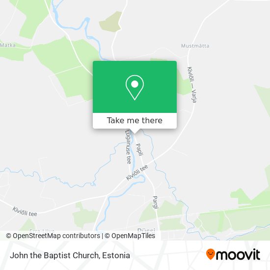 John the Baptist Church map