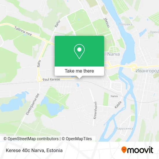 Карта Kerese 40c Narva