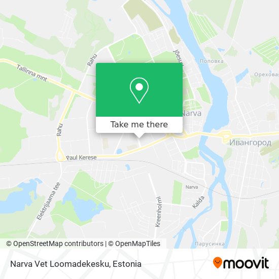 Narva Vet Loomadekesku map