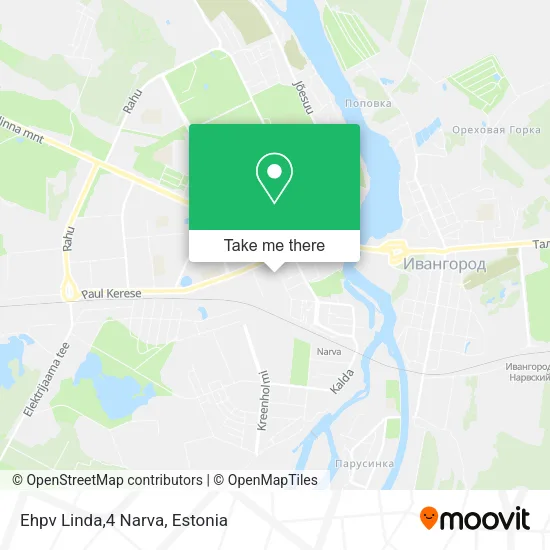 Карта Ehpv Linda,4 Narva
