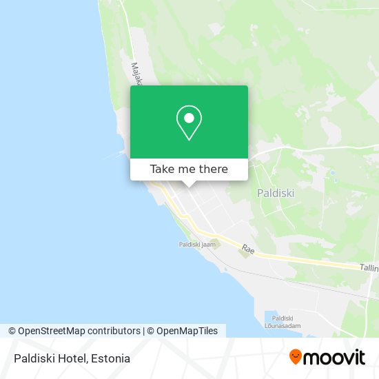 Paldiski Hotel map