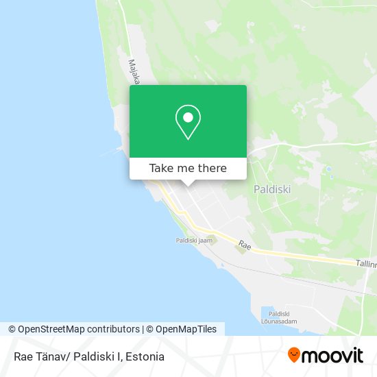 Rae Tänav/ Paldiski I map