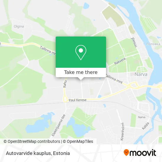 Карта Autovarvide kauplus