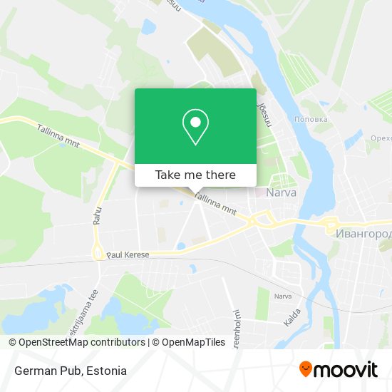 German Pub map