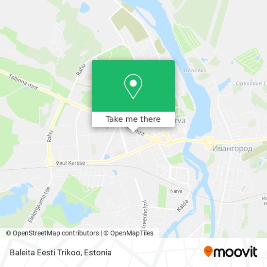 Карта Baleita Eesti Trikoo