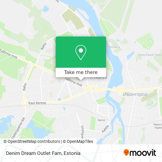 Denim Dream Outlet Fam map