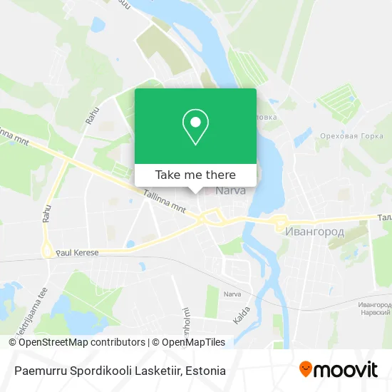 Карта Paemurru Spordikooli Lasketiir