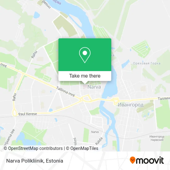 Карта Narva Polikliinik