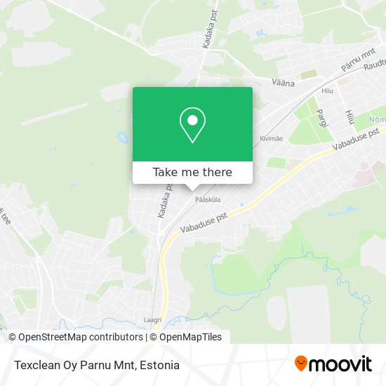 Texclean Oy Parnu Mnt map