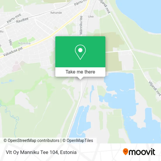 Vlt Oy Manniku Tee 104 map