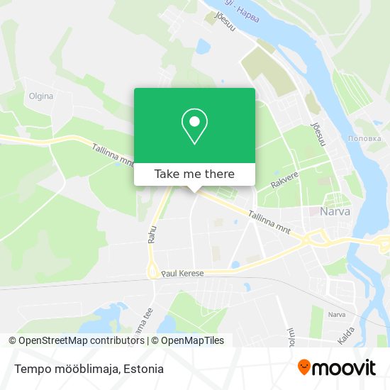 Tempo mööblimaja map