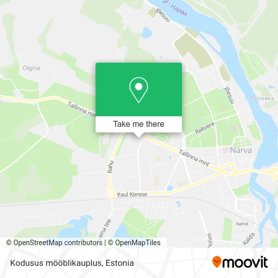 Карта Kodusus mööblikauplus