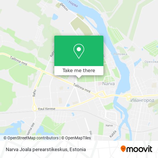Карта Narva Joala perearstikeskus