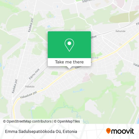 Emma Sadulsepatöökoda Oü map