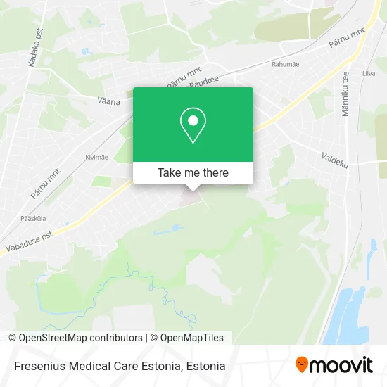 Fresenius Medical Care Estonia map