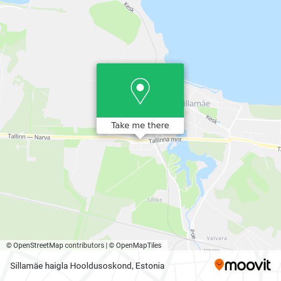 Sillamäe haigla Hooldusoskond map