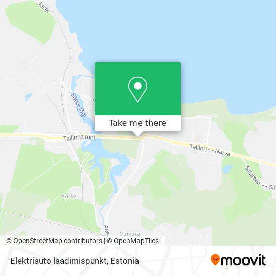 Карта Elektriauto laadimispunkt