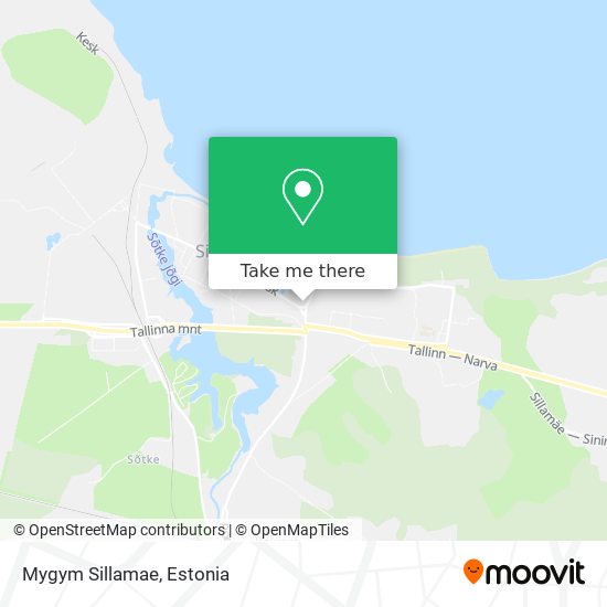 Mygym Sillamae map