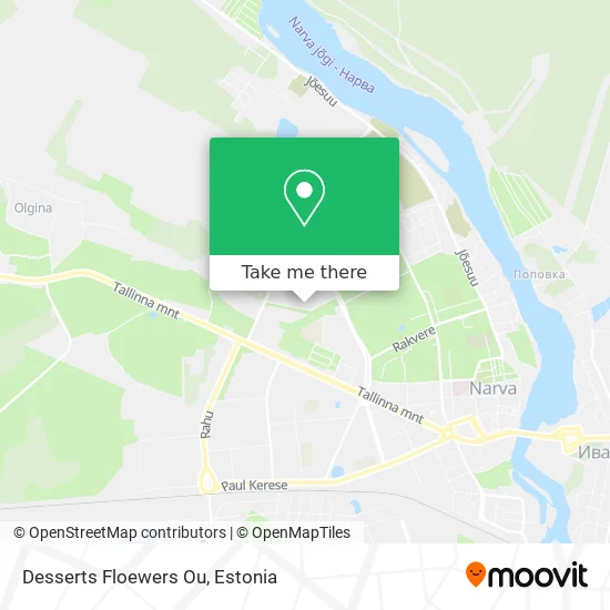 Карта Desserts Floewers Ou