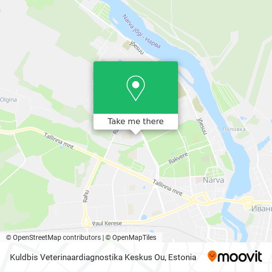 Карта Kuldbis Veterinaardiagnostika Keskus Ou