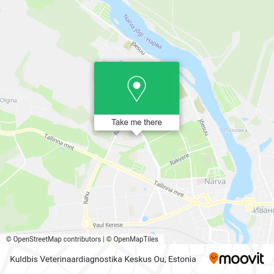 Карта Kuldbis Veterinaardiagnostika Keskus Ou