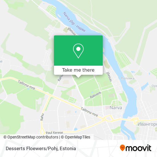 Карта Desserts Floewers/Pohj