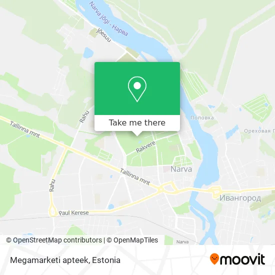 Карта Megamarketi apteek