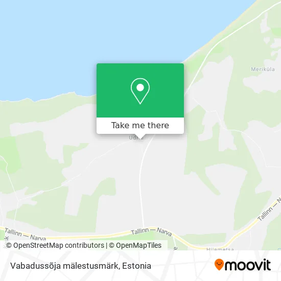 Карта Vabadussõja mälestusmärk