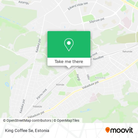 King Coffee Se map