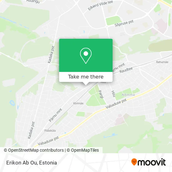 Карта Erikon Ab Ou