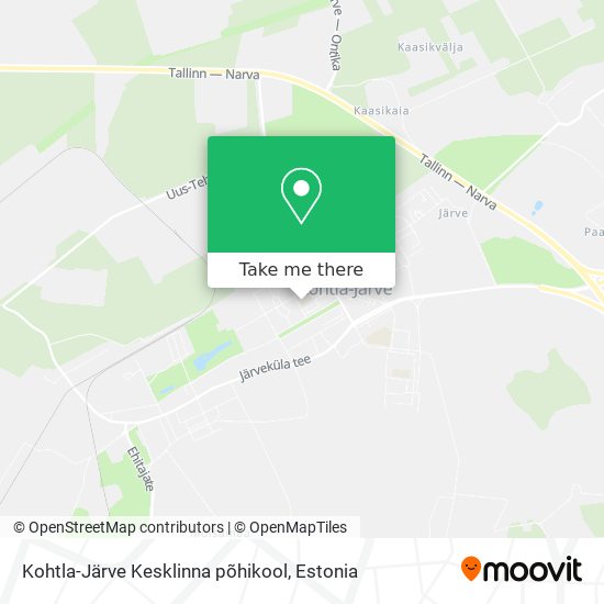 Kohtla-Järve Kesklinna põhikool map