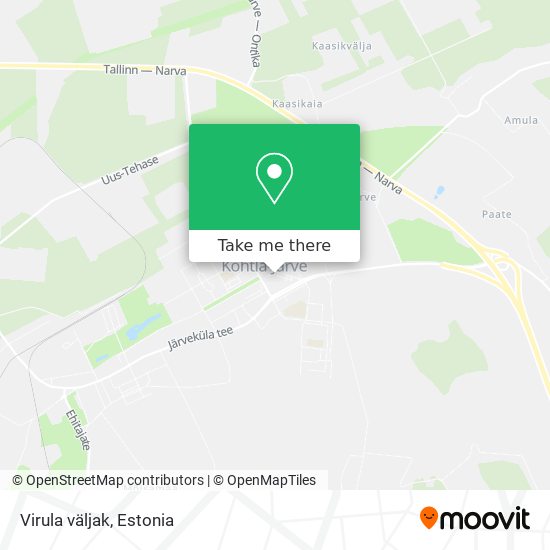 Карта Virula väljak