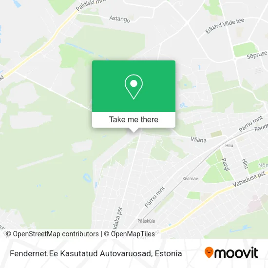 Fendernet.Ee Kasutatud Autovaruosad map
