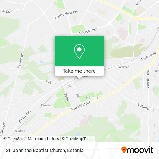 St. John the Baptist Church map