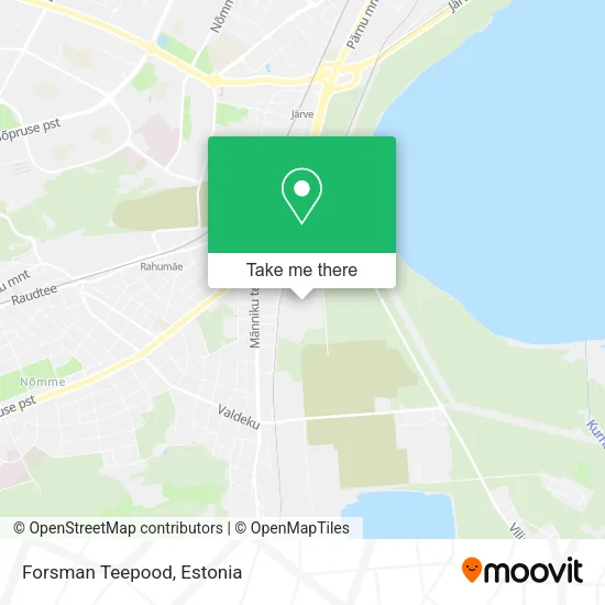 Forsman Teepood map