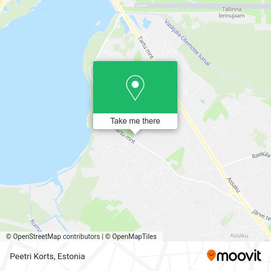 Peetri Korts map
