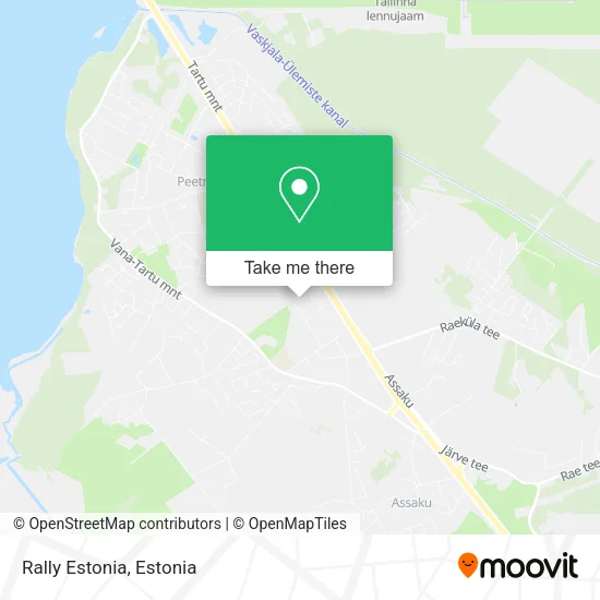 Rally Estonia map