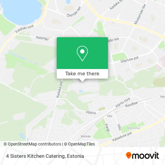 4 Sisters Kitchen Catering map