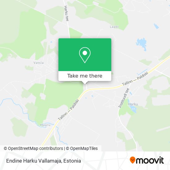 Endine Harku Vallamaja map